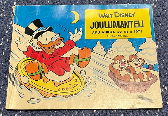 Aku Ankka Joulumanteli 1971