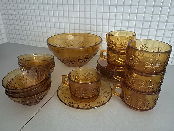 Vintage Apila-lasiastiasto
