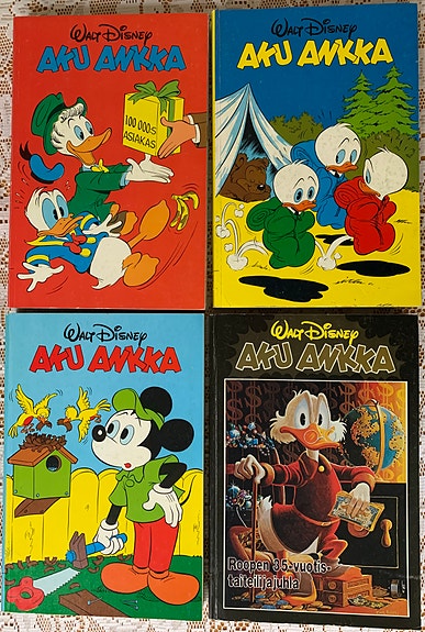 Aku Ankka 1982 nidotut neljännesvuosikerrat