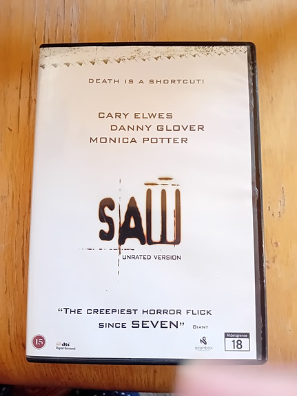 Saw elokuva DVD