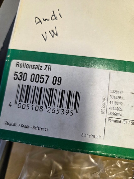 Rullasarja VAG TDI