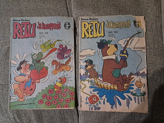 Retu ja kumppanit sarjikset 70-luvulta