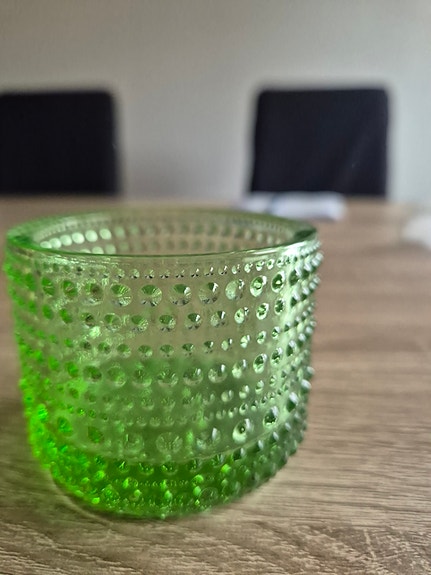 Iittala Kastehelmi tuikku omenanvihreä