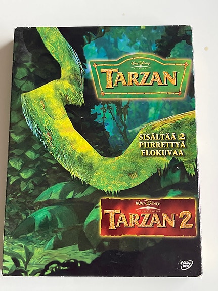 Walt Disney Tarzan x 2 Tarzan+jatkoosa. Voidaan postittaa