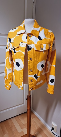 Marimekko Sarpio Unikko farkkutakki