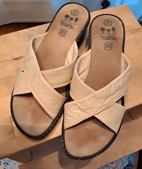 Natural Comfort -nahkasandaalit, koko 40