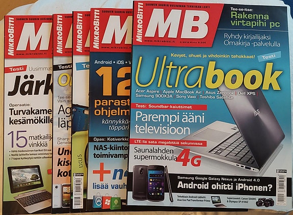 MikroBitti lehtiä vuodelta 2012