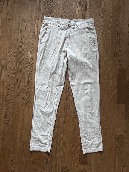 Jack & Jones miesten housut koko 28 32 luonnonvalkoinen