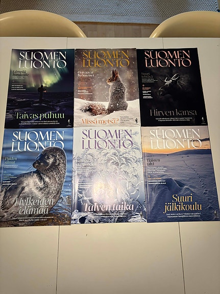 Suomen Luonto -lehti, numerot 1-3 ja 8-10/2022