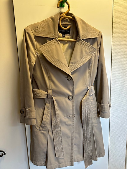 Trenssi Trench coat puolipitkä beige koko S