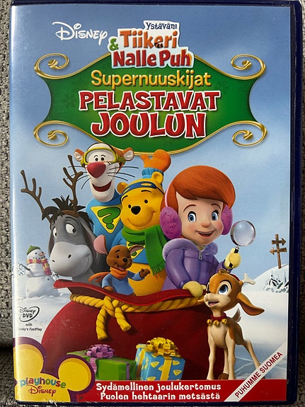 Disney Nalle Puh Supernuuskijat pelastavat joulun DVD