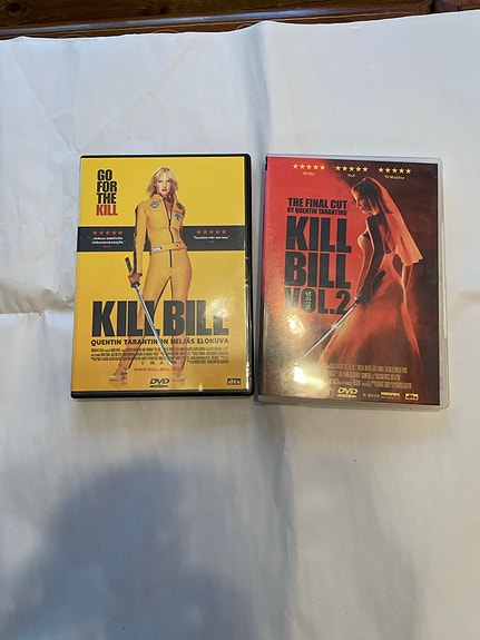 Kill Bill Vol. 1 ja Kill Bill Vol. 2 DVD-elokuvat