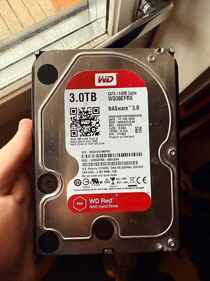 WD Red NASware 3.0 3 TB kiintolevy 3,5" SATA