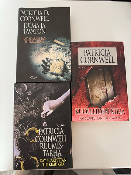 Patricia Cornwell dekkarikirjat