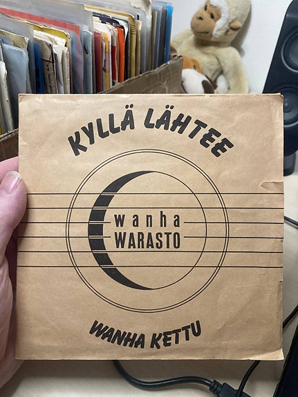 Wanha Warasto Kyllä lähtee vinyylisingle VG+/G+