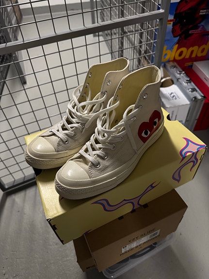 Converse x Comme des Garçons kengät 42.5 EUR / 9 UK – kuin uusi