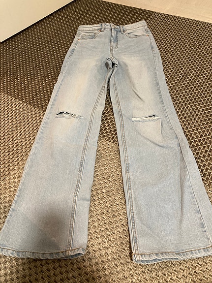 KappAhl LAB Industries tyttöjen farkut 152 sininen denim