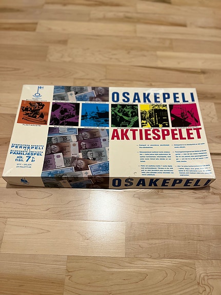 Osakepeli vintage-lautapeli