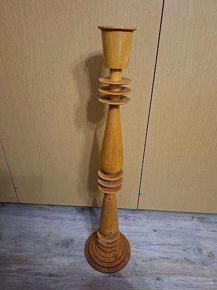 Vintage sorvattu kynttilänjalka