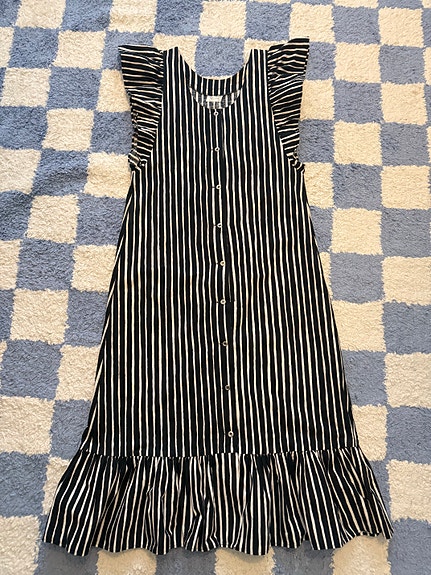Marimekko Mariessu  naisten mekko koko 40 musta puuvilla