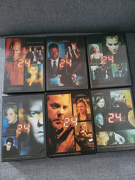 24 dvd tuotantokaudet 1-6