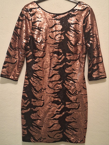 Mekko paljeteilla, paljettimekko koko 12 (38)