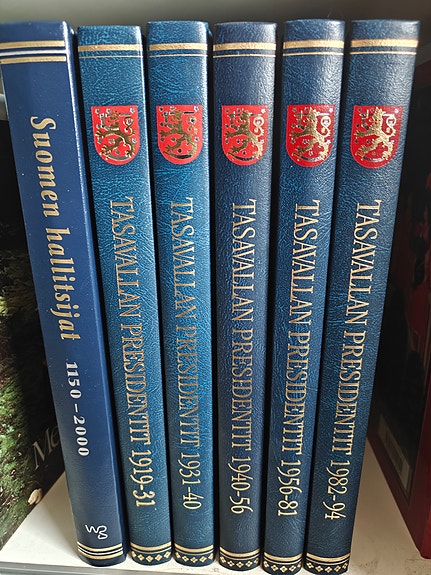 Suomen tasavallan presidentit kirjasarja ja Suomen hallitsijat 1750-2000