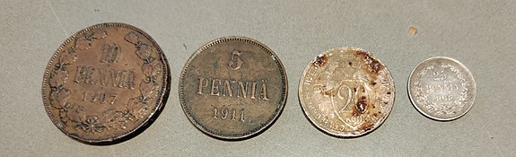Vanhoja kolikoita