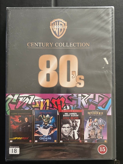 Warner Bros Century Collection 80’s DVD-elokuvakokoelma