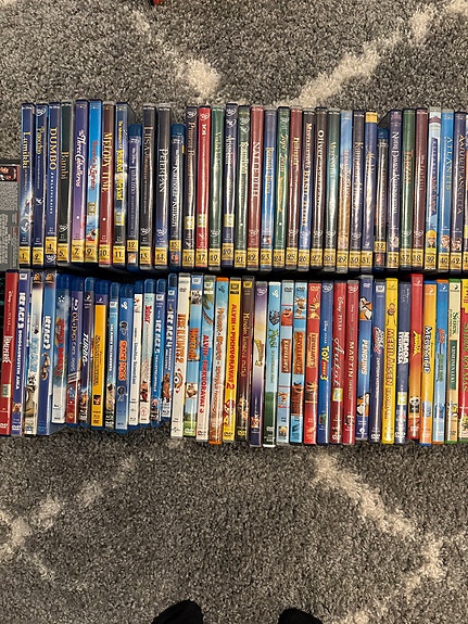 Disney Blu-ray ja DVD elokuvakokoelma