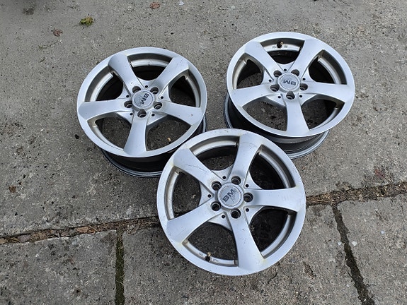 aluvanteet 15 tuumaiset 5x100 (3kpl)