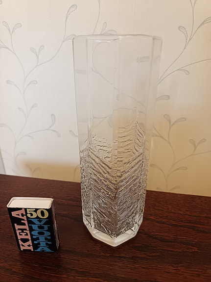 Iittala Kuusi maljakko, kirkas