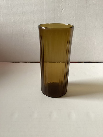 IITTALAN  ruskea juomalasi sarja ( 6 kpl ). * Vintagea.