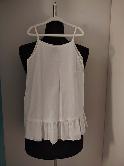 Zara Kids toppi valkoinen koko 110/116