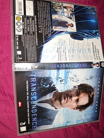 Transcendence - Johnny Depp DVD-elokuva