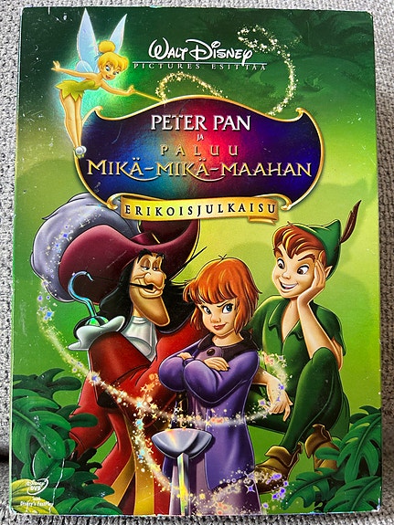 Peter Pan ja paluu Mikä-Mikä-Maahan DVD erikoisjulkaisu