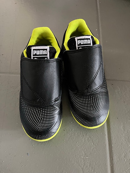 Puma lasten kengät koko 32 musta-keltainen unisex