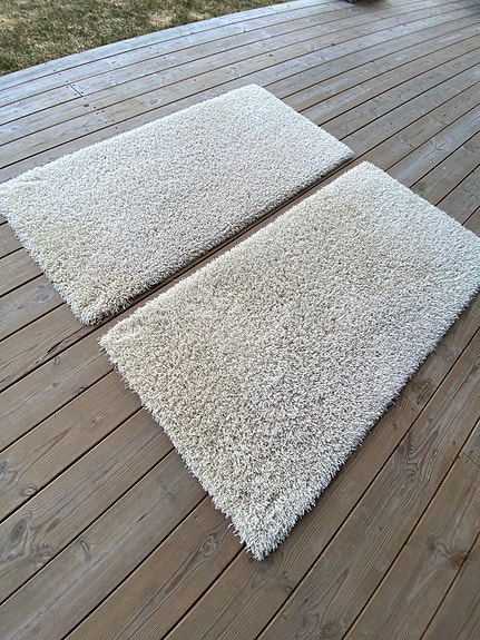 Pohjanmaan kudos 60x120 valkoinen nukkamatto