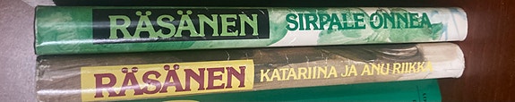 2 kpl Räsänen kirja