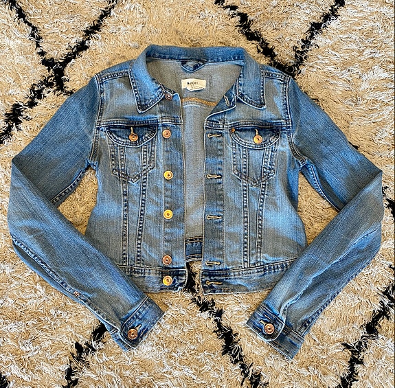 H&M vaalea Farkkutakki 34