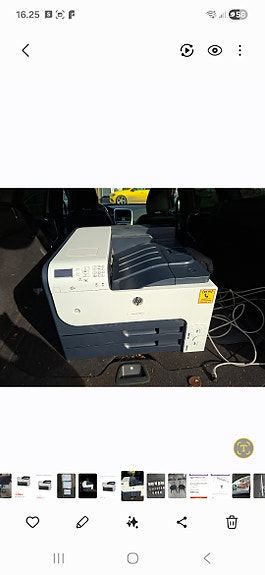 Hp a3 sekä a4 laser tulostin 70% mustetta