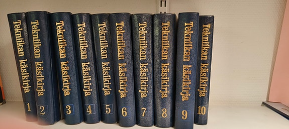 Tekniikan käsikirja kirjasarja osat 1-10