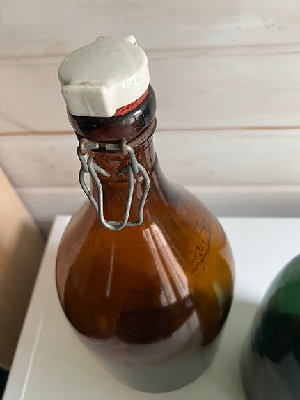 &Tradition lasipullot vanhat vihreä ja ruskea