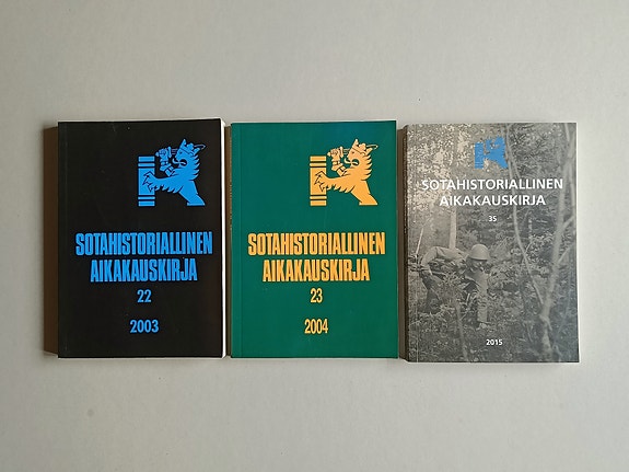 Sotahistoriallinen aikakauskirja 3 kpl