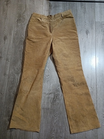 Claire (mokka)nahkahousut bootcut 36/S