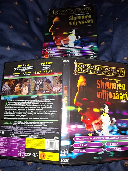 Slummien miljonääri DVD-elokuva