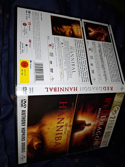 Hannibal / Red Dragon DVD-elokuvat 2-disc