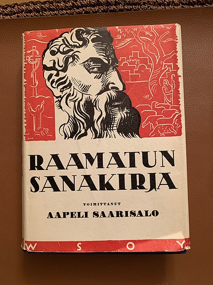 Raamatun sanakirja – Aapeli Saarisalo