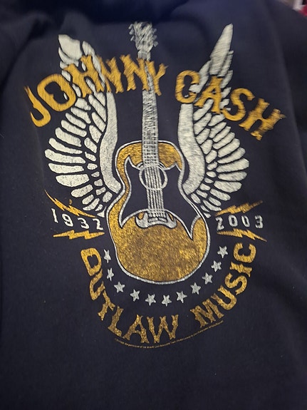 Johnny cash kitara huppari