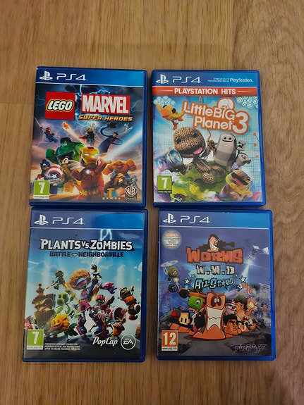 PS4 pelejä